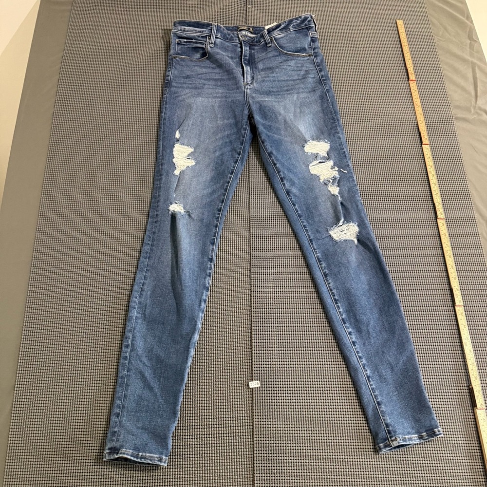Abercrombie & Fitch Simone High Rise Super Skinny Distressed Jeans 30/10L